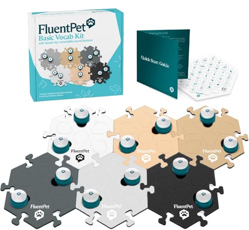 FluentPet Talking Button Kit for Interactive Pet Training
