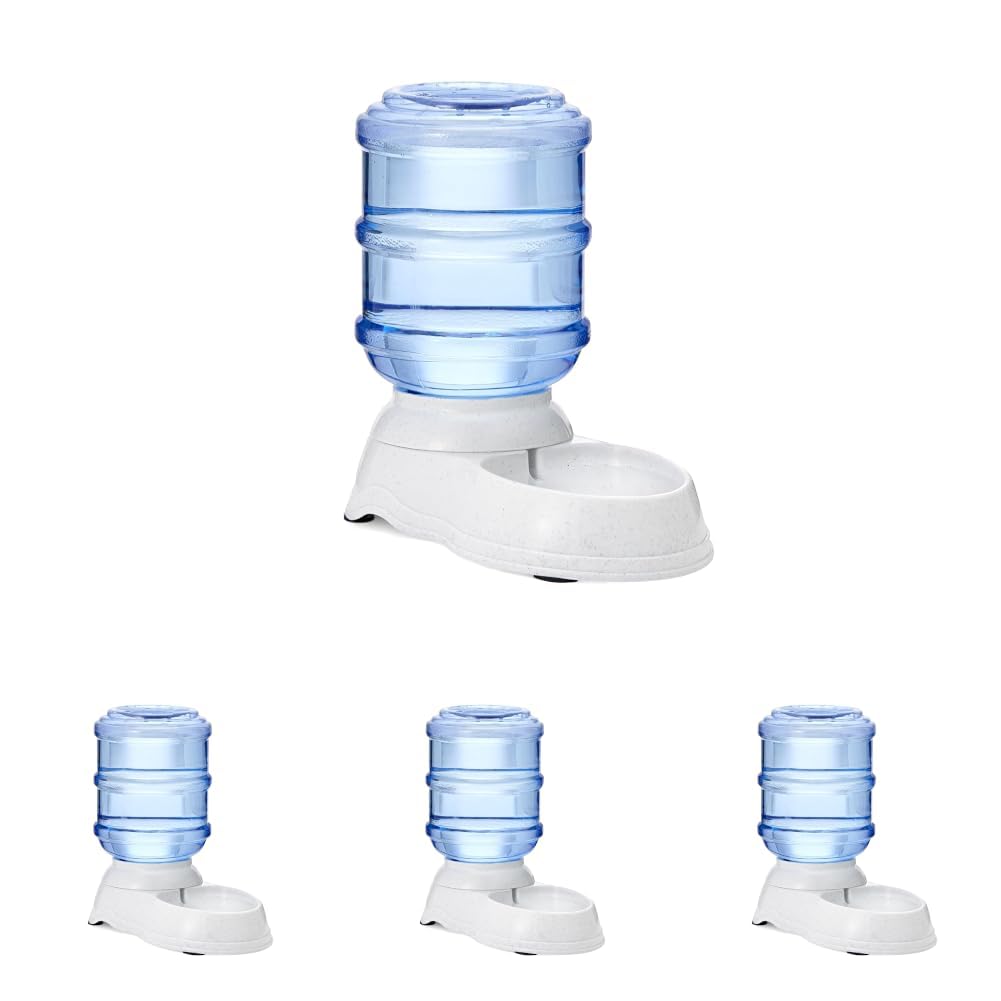 Amazon Basics Gravity Pet Food Feeder and Water Dispensers