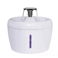 GHDVGHC Pet Water Fountain Automatic Dispenser Feeder Bowl LED Light Smart Dog Drinking