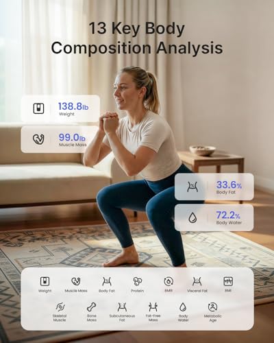RENPHO Elis 1 Smart Body Scale with BMI & 13 Health Metrics