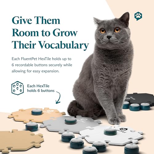 FluentPet Talking Button Kit for Interactive Pet Training