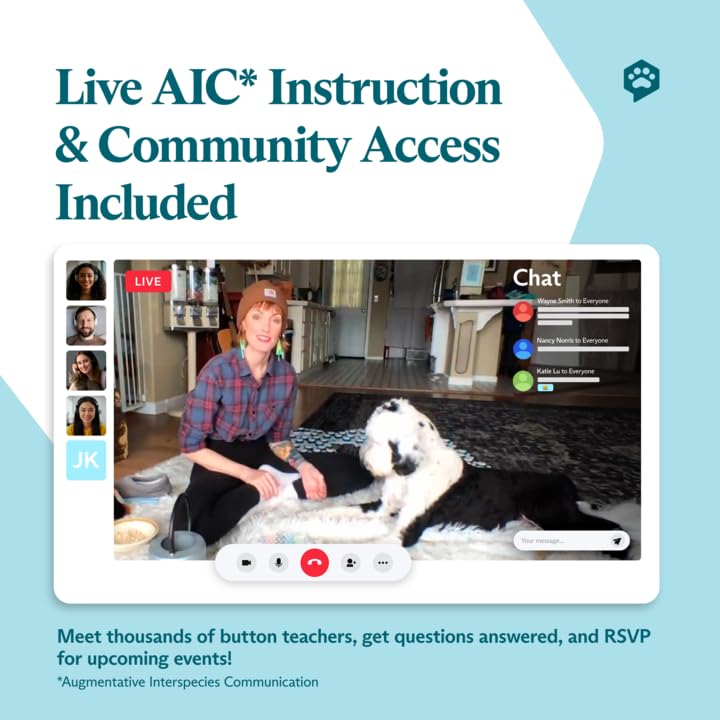 FluentPet Talking Button Kit for Interactive Pet Training