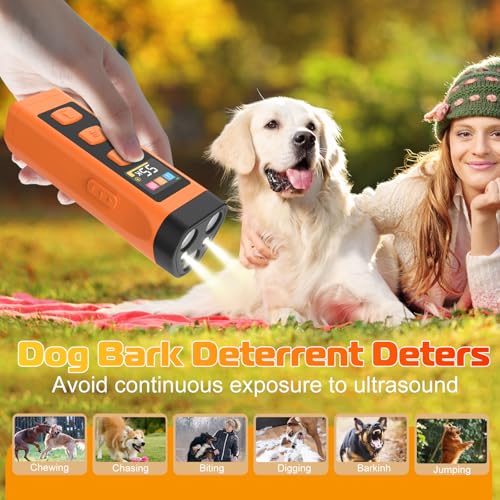 OKSJ Ultrasonic Anti-Bark Dog Trainer with 65FT Range