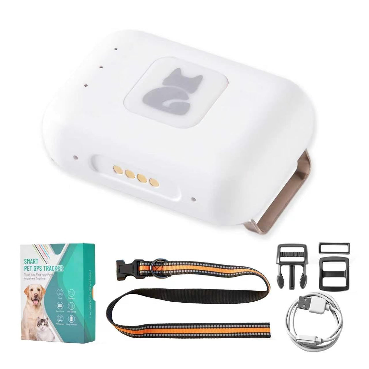 Real-Time Smart GPS Pet Tracker with 1-Month Subscription