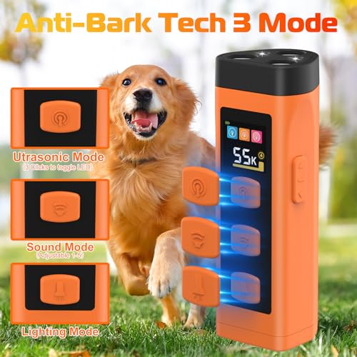 OKSJ Ultrasonic Anti-Bark Dog Trainer with 65FT Range