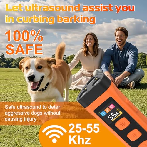 OKSJ Ultrasonic Anti-Bark Dog Trainer with 65FT Range
