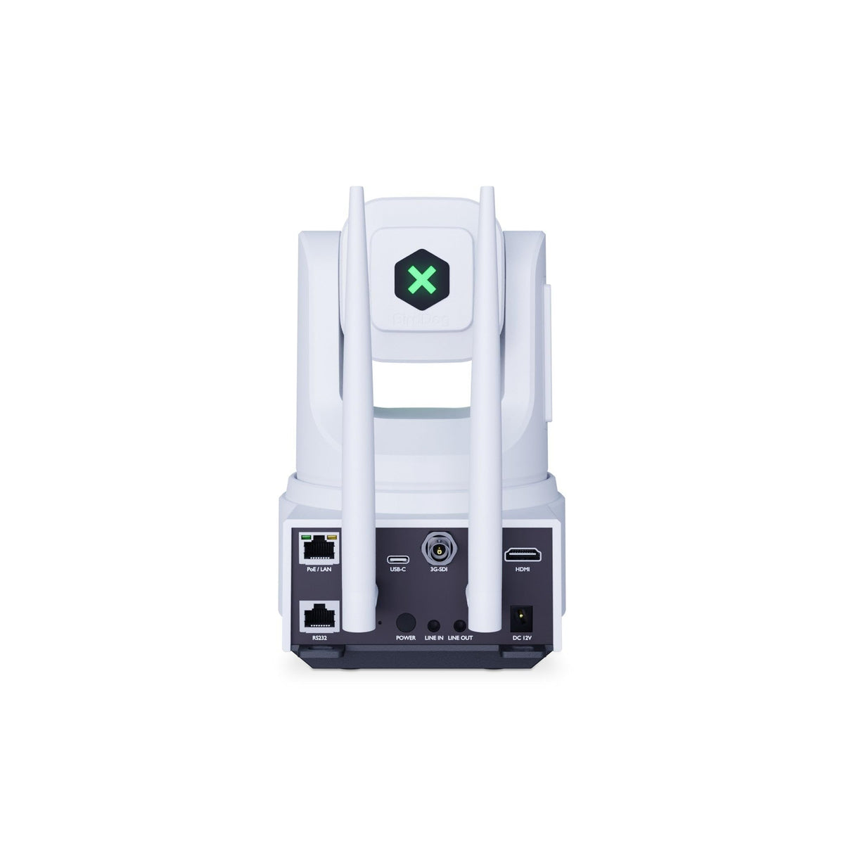 BirdDog X4 Ultra: Ultimate Wireless Camera with NDI HX3 Portable Power AI Control and Flexibility in Live Production (White)
