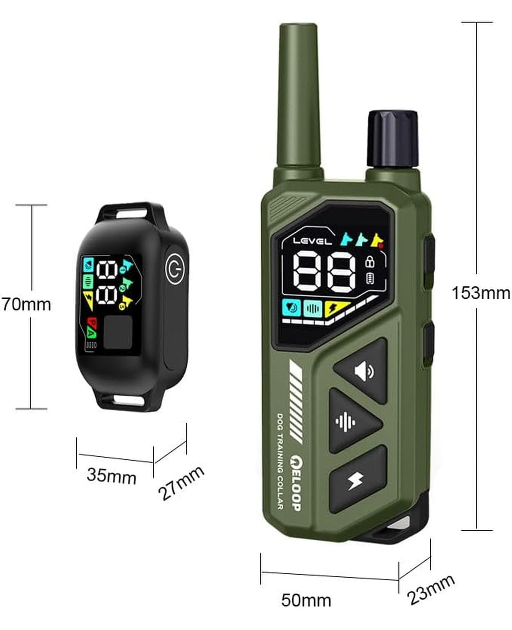 3300FT Remote Dog Training Collar with 3 Training Modes