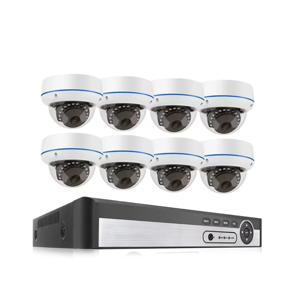 8CH 5MP POE IP Camera Surveillance System Outdoor Human Detection