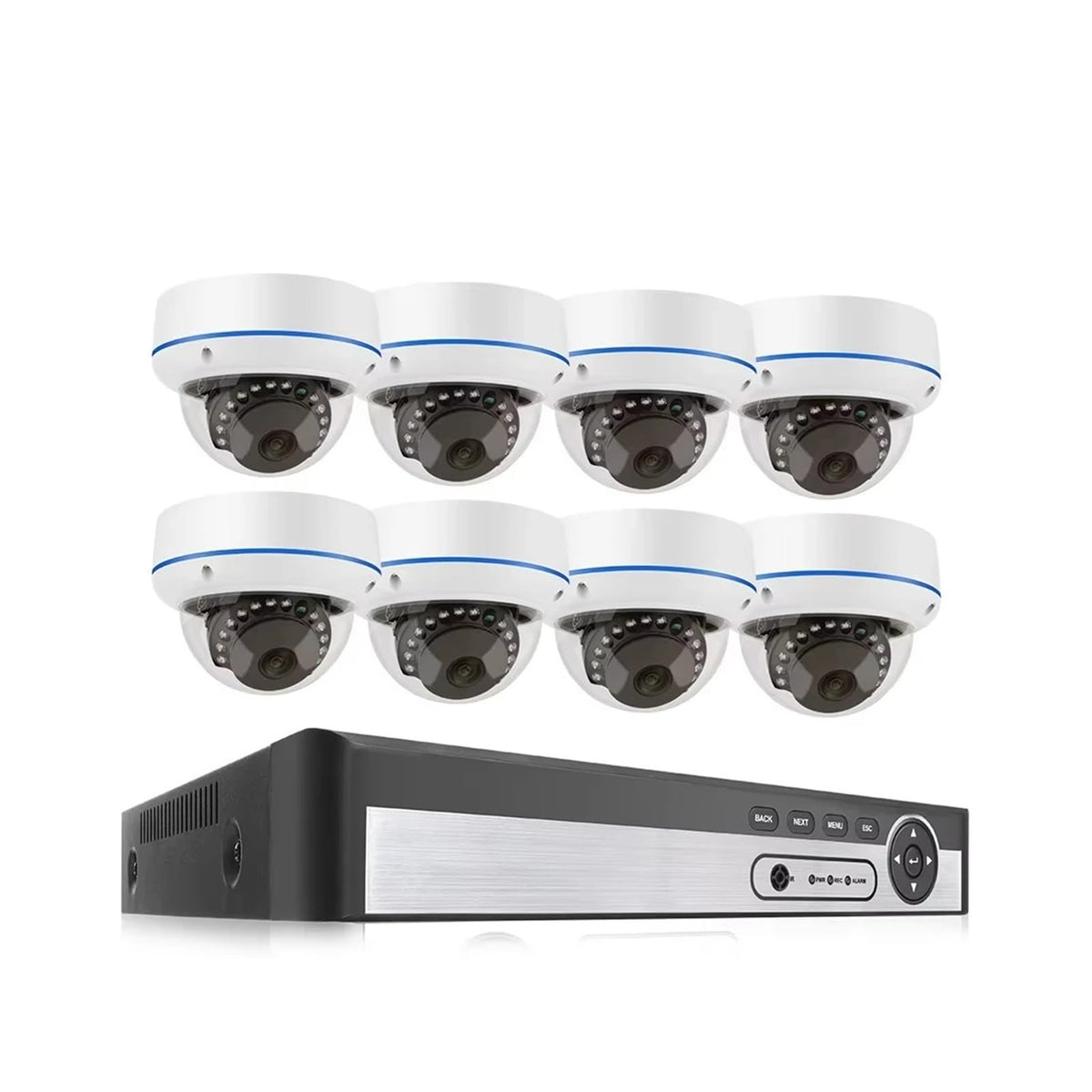 8CH 5MP POE IP Camera Surveillance System Outdoor Human Detection