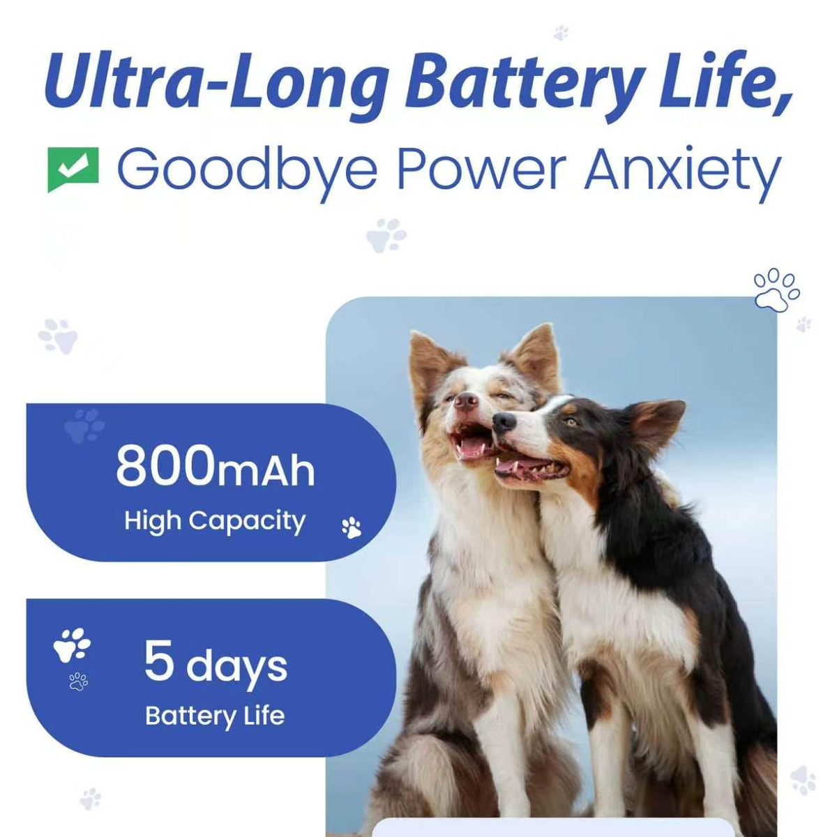 Pet Real Time GPS Tracker, Smart Dog Tracker GPS with 1 Month Subscription