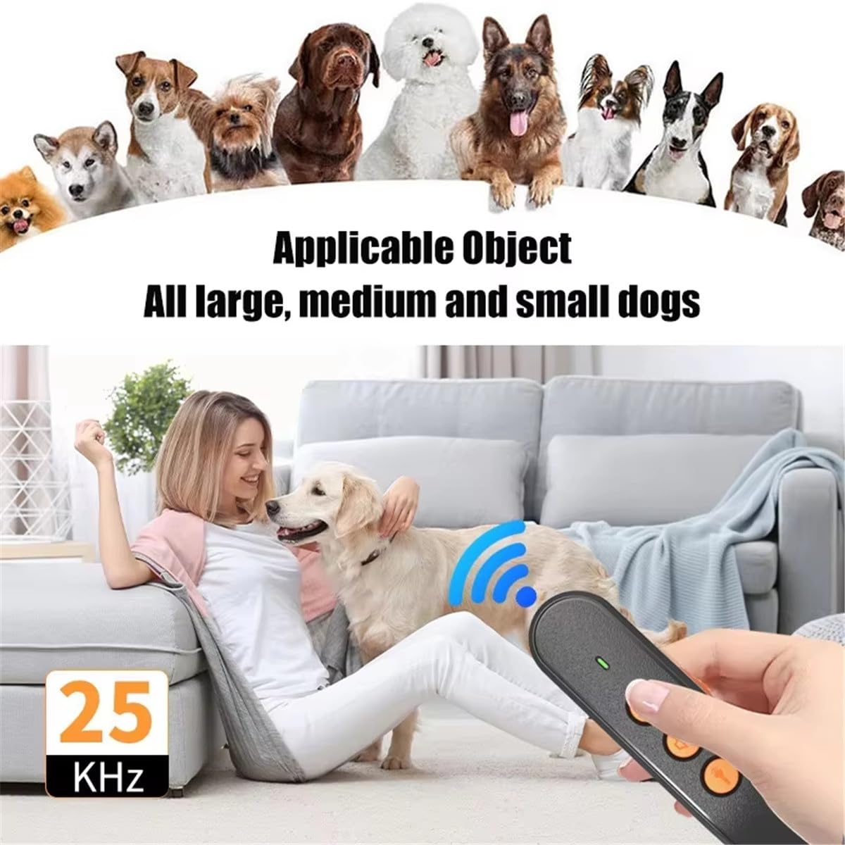 TKSOP Mini Ultrasonic Anti-Bark Dog Trainer & Repeller