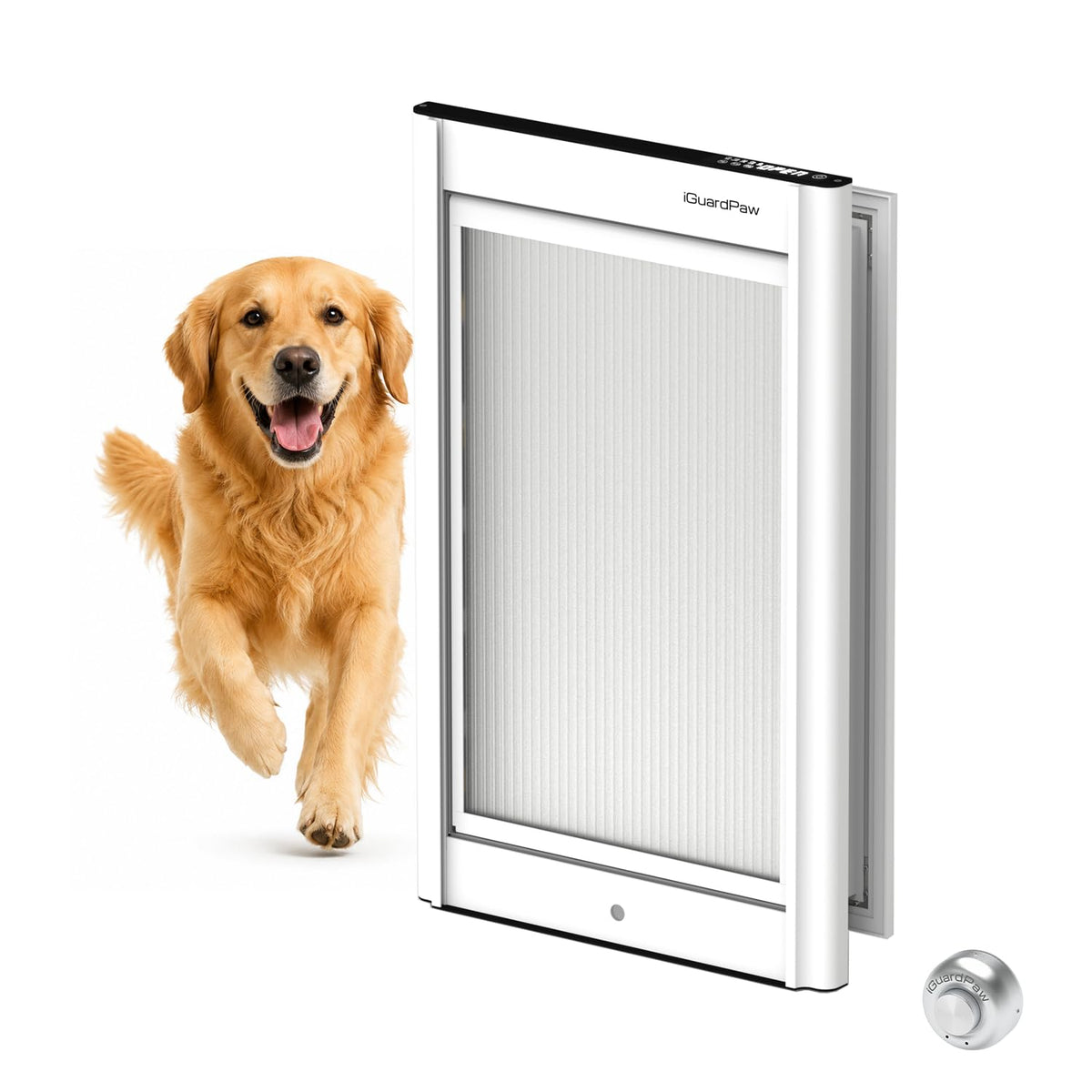 iGuardPaw Door-Mount Automatic Electronic Pet Door