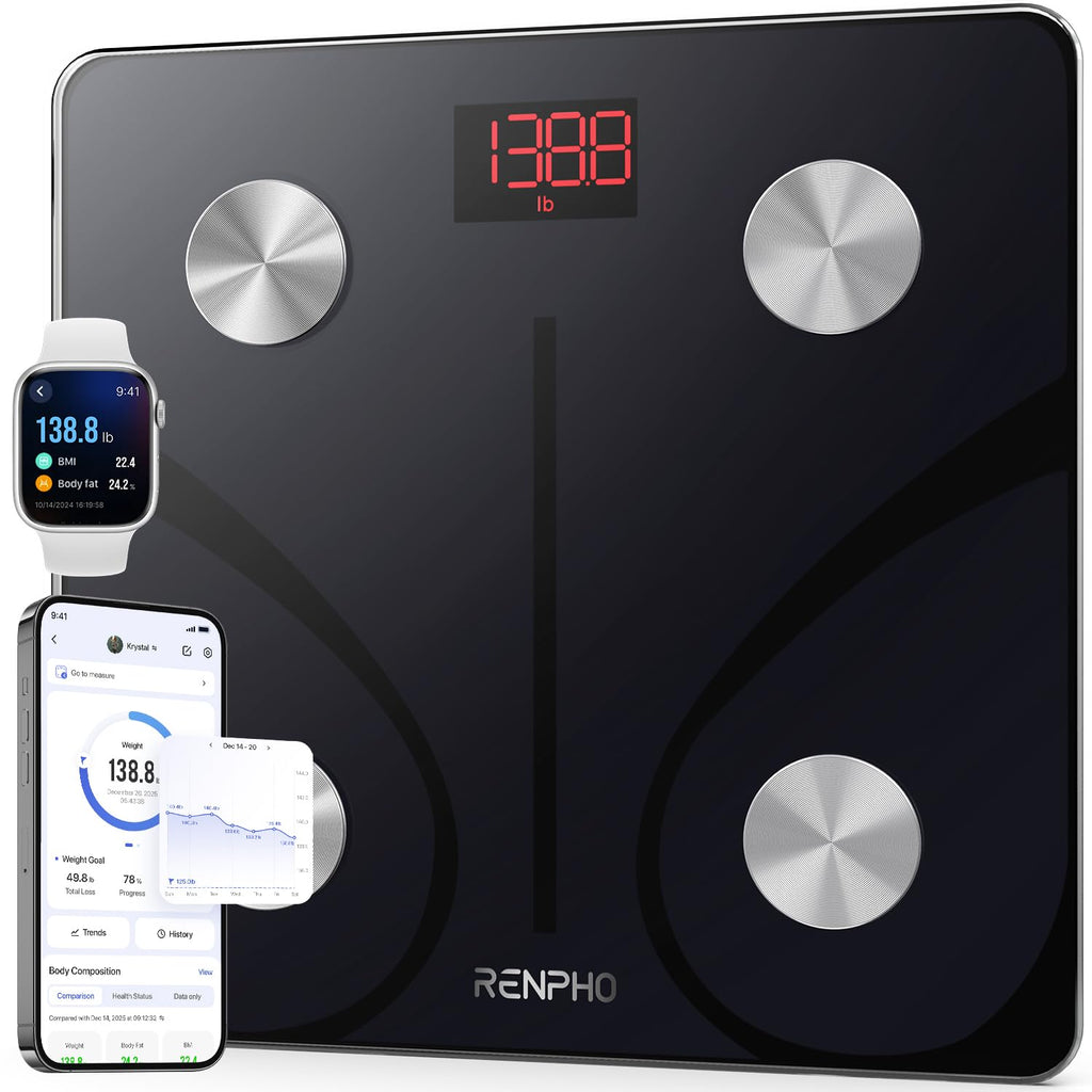 RENPHO Elis 1 Smart Body Scale with BMI & 13 Health Metrics