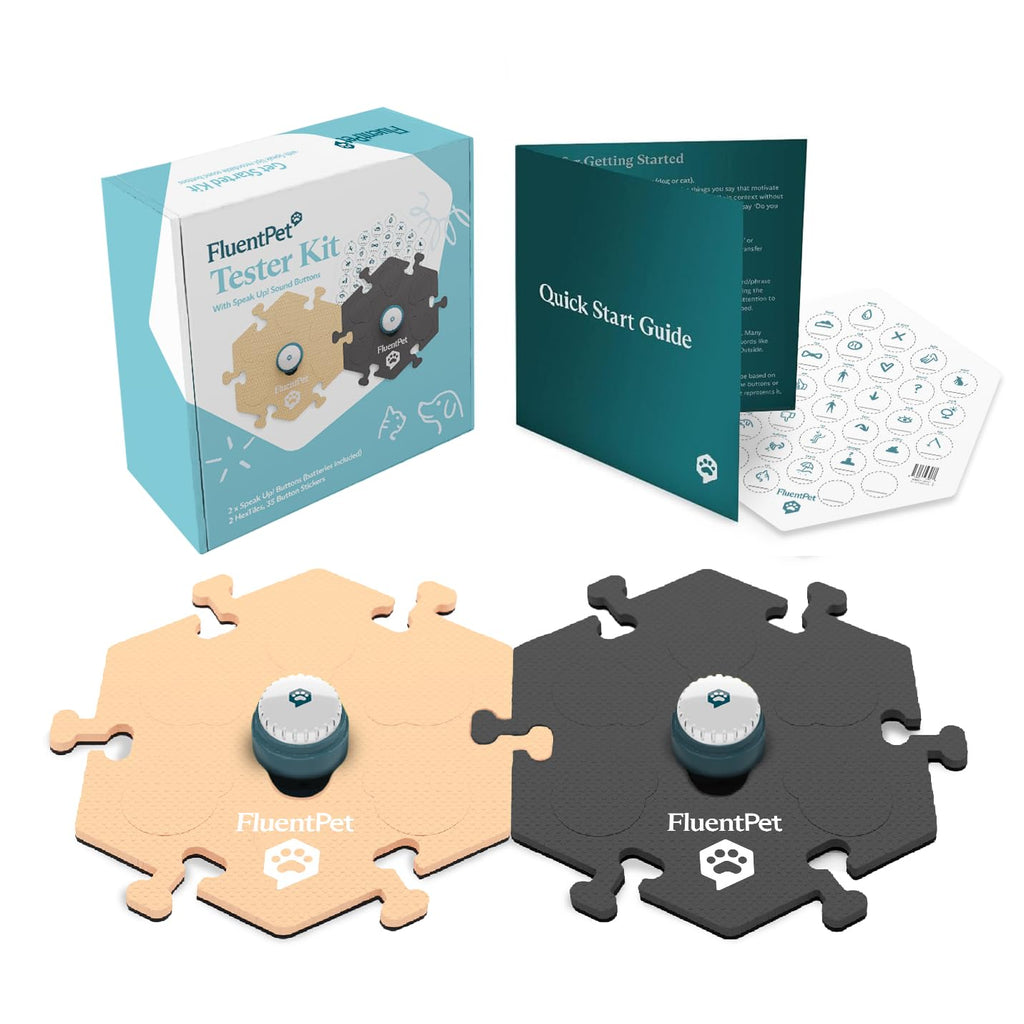 FluentPet Talking Button Kit for Interactive Pet Training