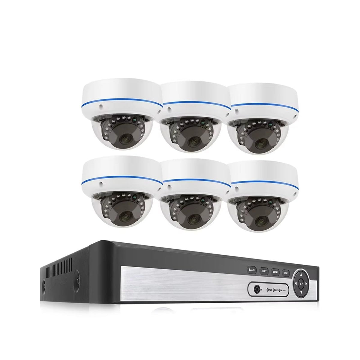 8CH 5MP POE IP Camera Surveillance System Outdoor Human Detection
