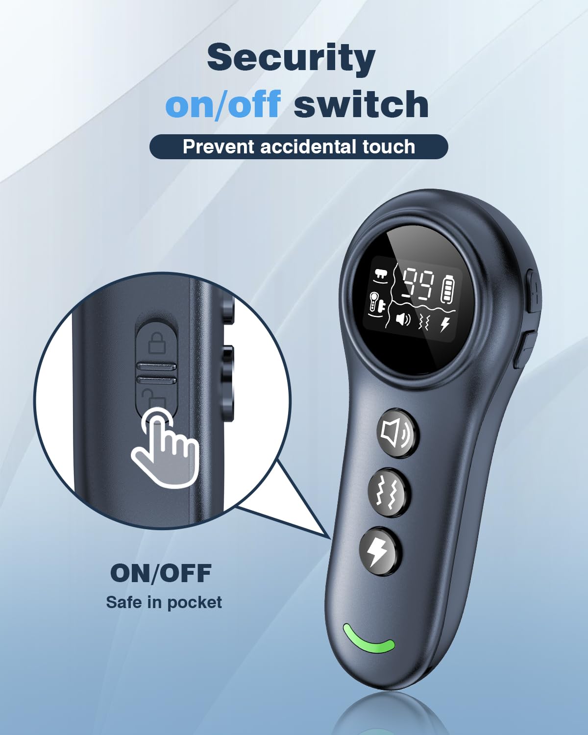 2-in-1 Smart Anti-Bark Dog Training Collar with Remote