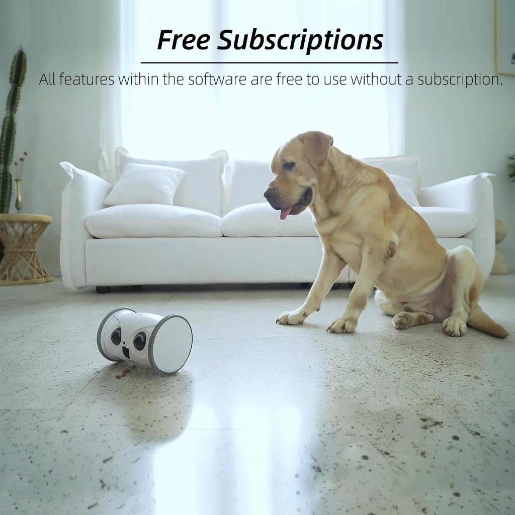 SKYMEE Owl Robot,Pet Camera Treat Dispenser