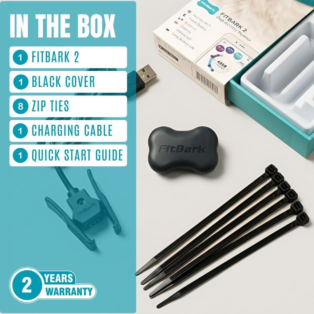 FitBark 2 Dog Health & Activity Monitor Fitness Tracker