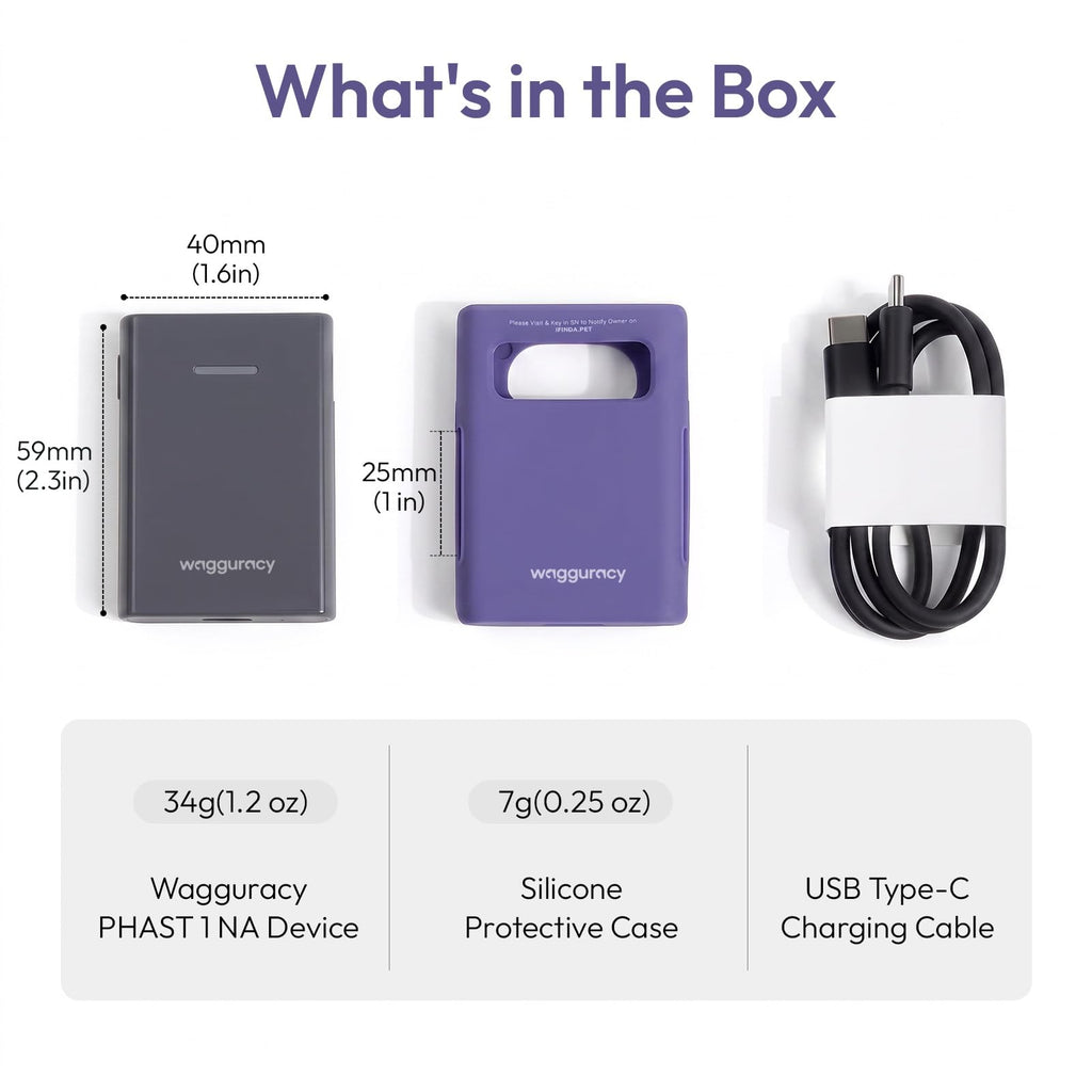 WAGGURACY 4G LTE GPS Dog Activity & Habit Tracker