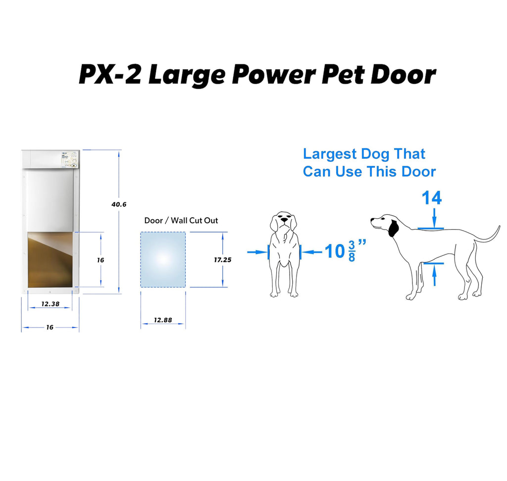 High Tech Pet PX2-WiFi Automatic Electronic Dog Door