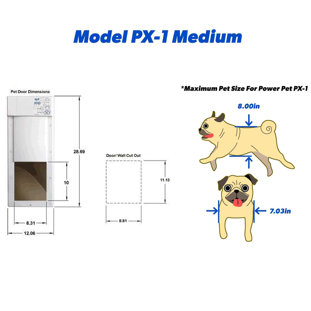 High Tech Pet Power Pet Smart WiFi Electronic Pet Door