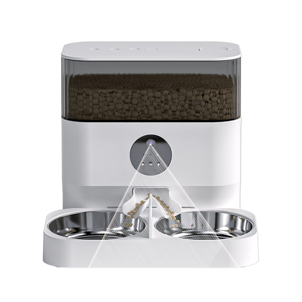 CYHYMQ 5L Dual-Bowl Smart Automatic Pet Feeder