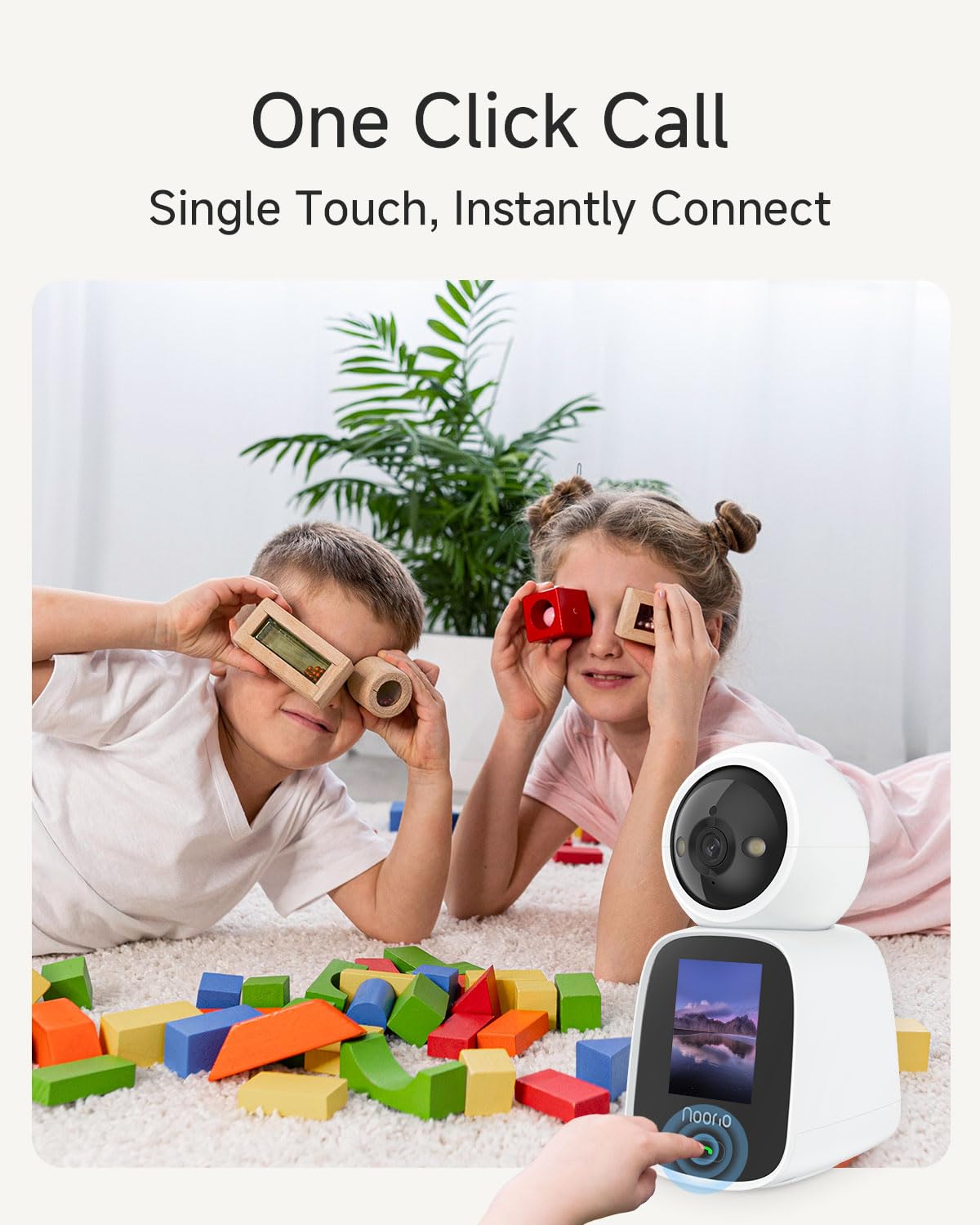 Noorio Smart Pet Camera with Two-Way Audio & Monitoring