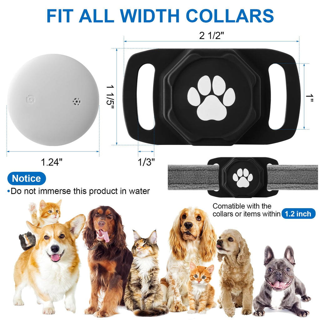 Smart Pet Location Tracker for Dog Collar with Holder