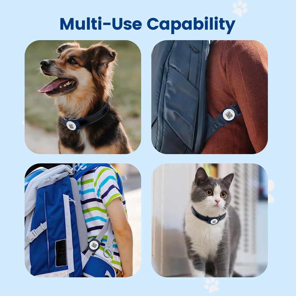 PawView Smart Pet Tracker with QR ID & Apple Find My