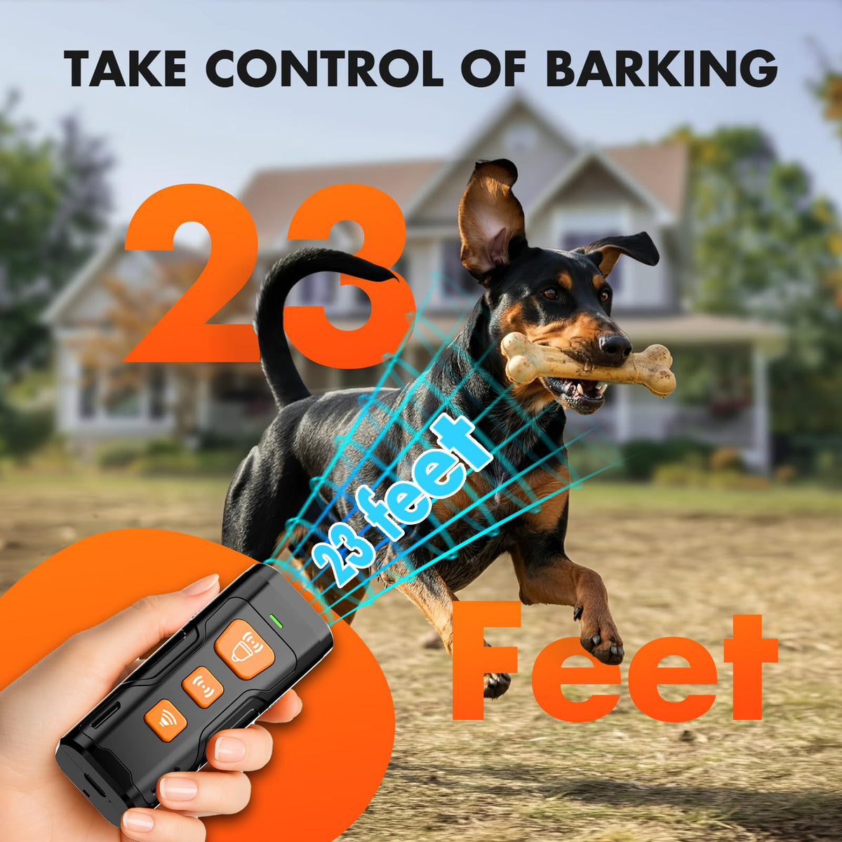 YUYQA 3X Ultrasonic Anti-Bark Dog Training Device