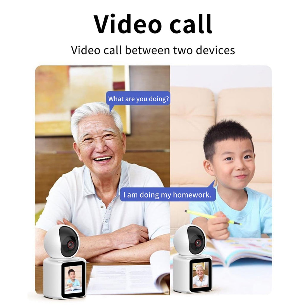 LASTCOW 1080P Two-Way Video Pet Camera with HD Screen