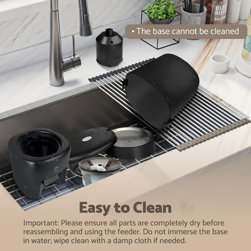 Automatic Cat Feeder, 5G WiFi Auto Cat Food Dispenser with Desiccant Bag, 5L Timed Pet Feeder with Free APP Service, Adjustable Portions Down to 1/12 Cup, Up to 10 Meals Per Day, Dual Power Supply