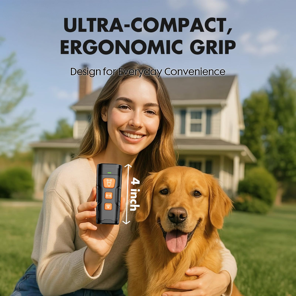 YUYQA 3X Ultrasonic Anti-Bark Dog Training Device