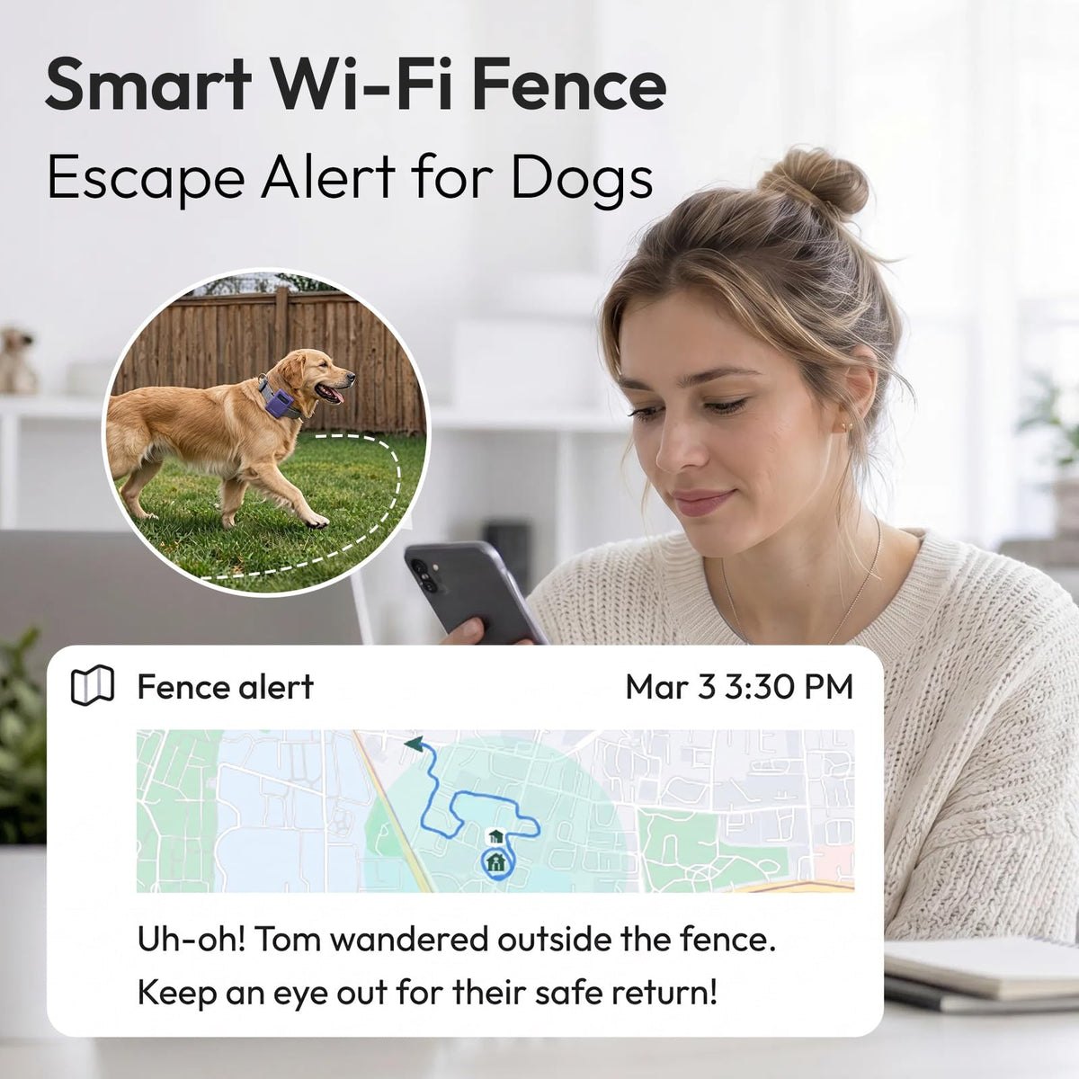 WAGGURACY Pet Habit & Activity Smart Tracker, 4G LTE GPS Tracker for Dogs