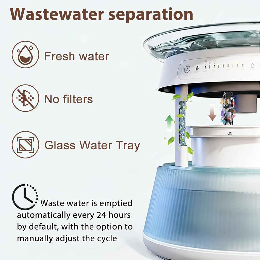 Smart Filterless Automatic Cat Water Fountain for Indoor Use