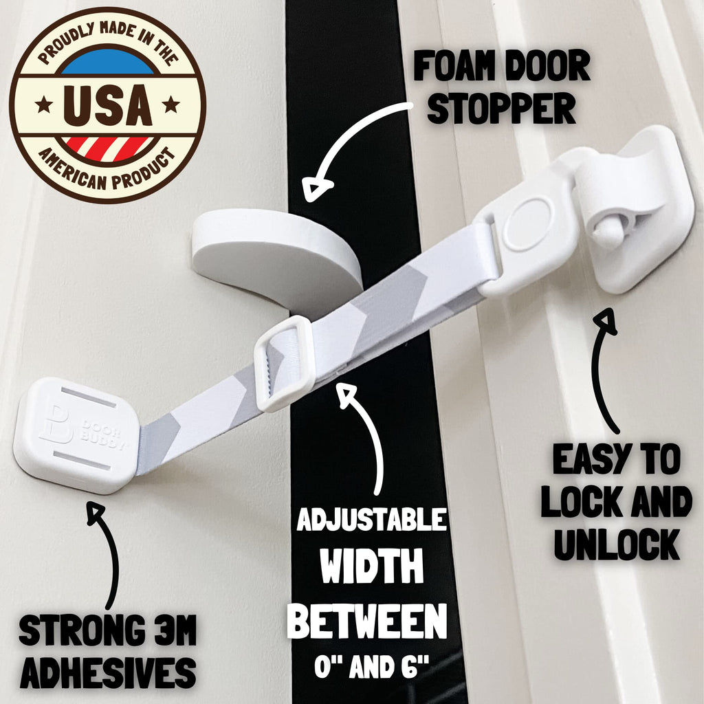 Door Buddy Adjustable Cat Door Latch & Dog-Proof Stopper