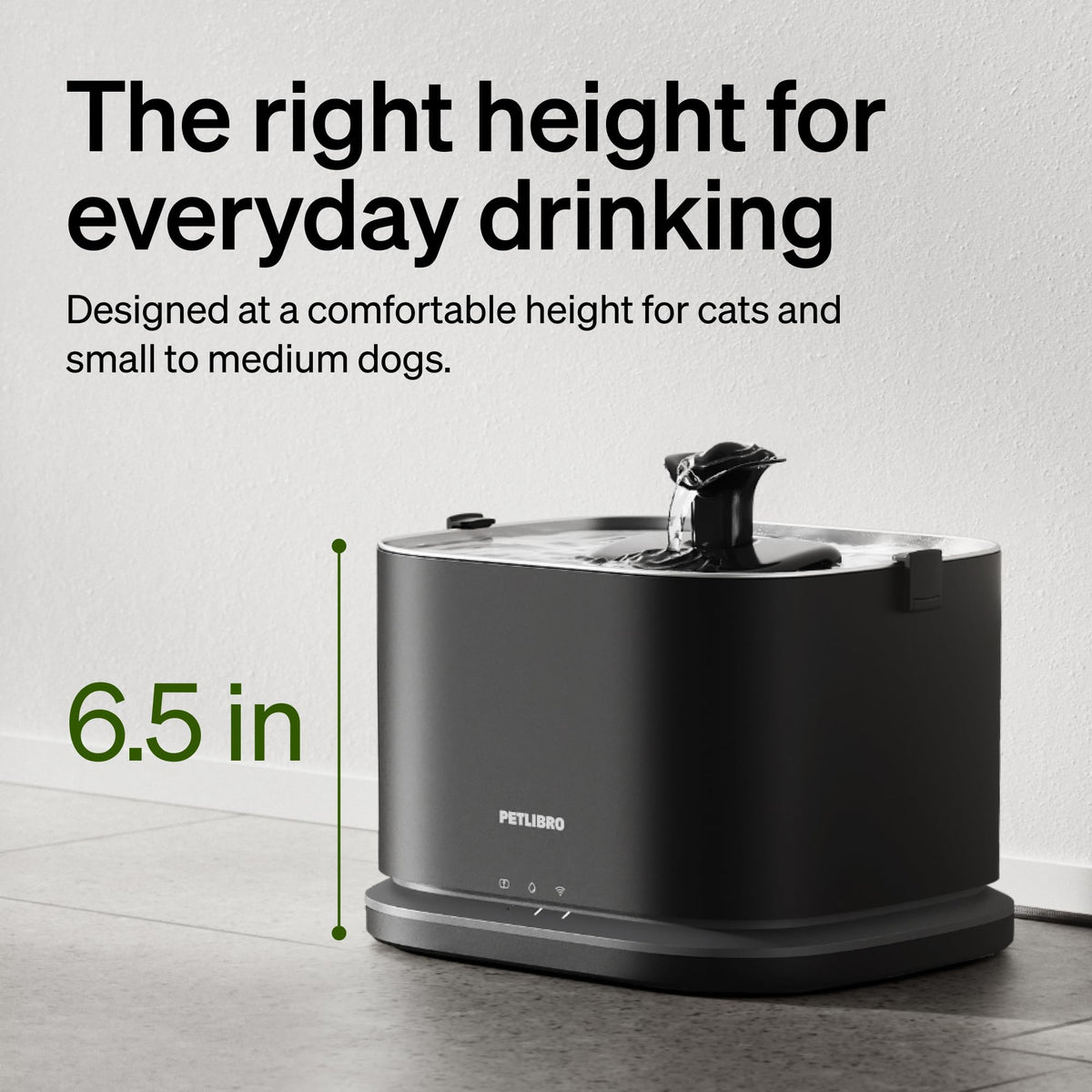 PETLIBRO Upgrade Cat Water Fountain Stainless Steel Tray, Dockstream 2 CatFountain Indoor, 3L/101oz Auto Cat Fountains, App Monitoring Pet Water Fountain Dog, 5G WiFi CatWater Dispenser(Pack of 8)