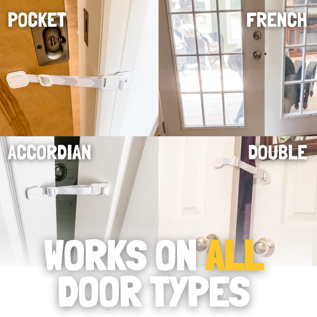 Door Buddy Adjustable Cat Door Latch & Dog-Proof Stopper