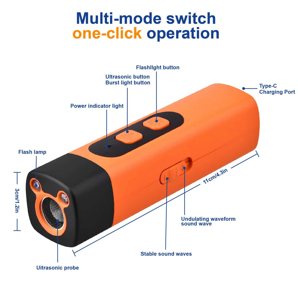 PAWCHUM Ultrasonic Anti-Bark Dog Training Deterrent