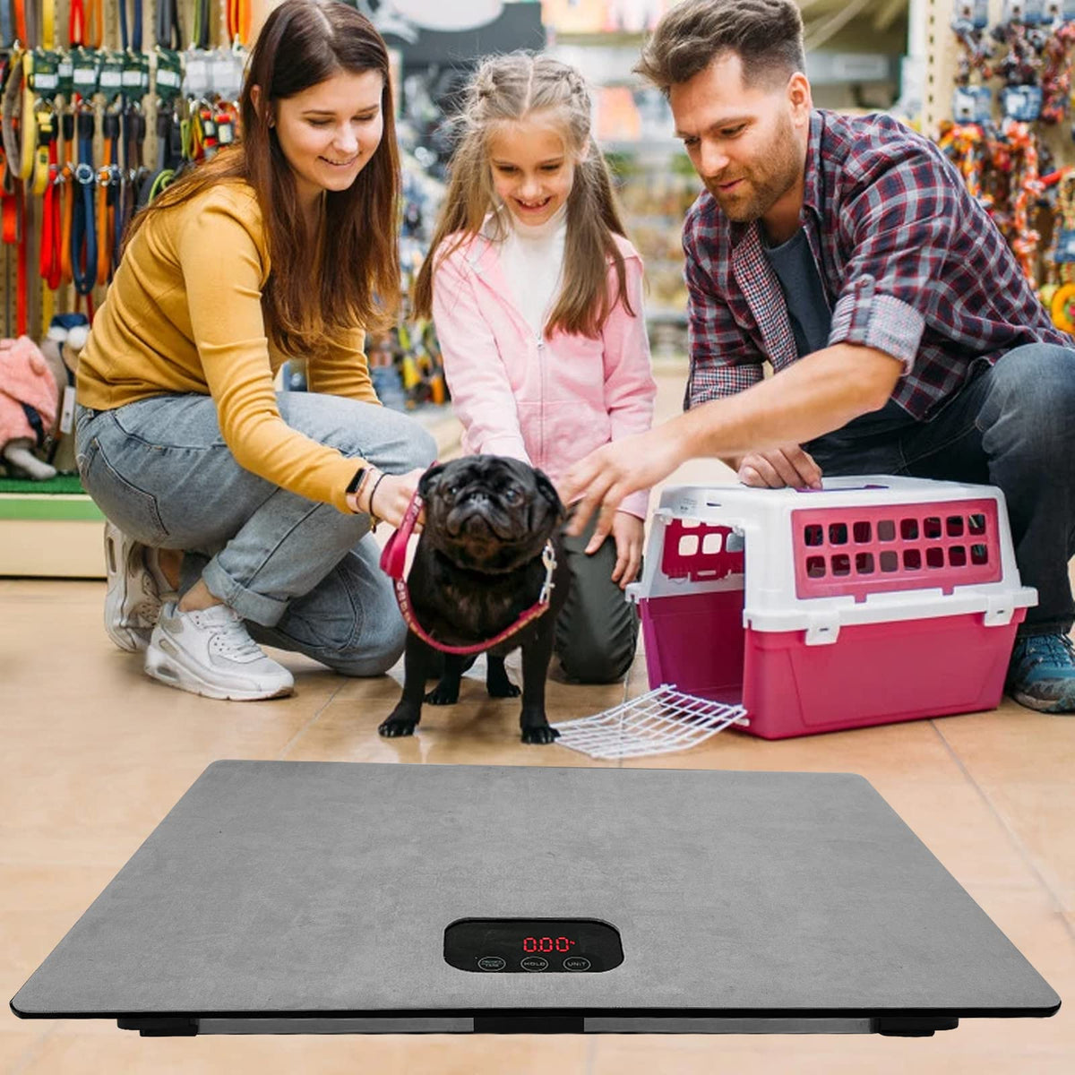 Digital Pet Scale for Dogs up to 220 lb with 3 Weighing Modes