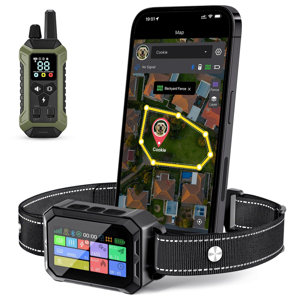 GPS Wireless Dog Collar Fence System