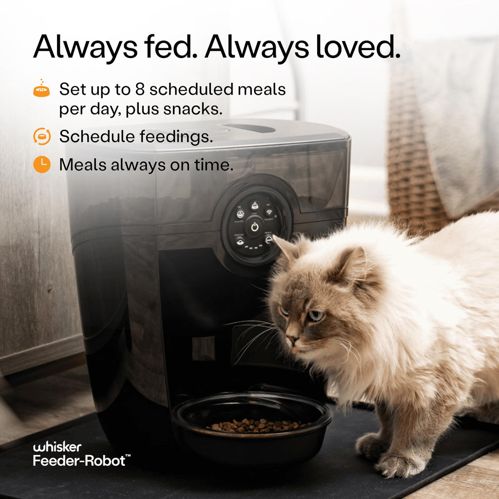 Whisker Feeder-Robot Smart Automatic Pet Feeder with App