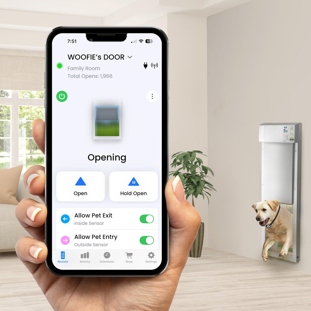 High Tech Pet Power Pet Smart WiFi Electronic Pet Door