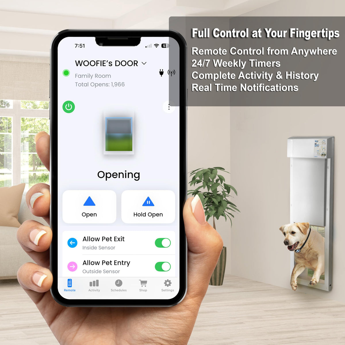 High Tech Pet PX2-WiFi Automatic Electronic Dog Door