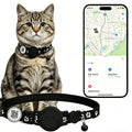 Cat GPS Tracker Collar with QR Code & Apple Find My