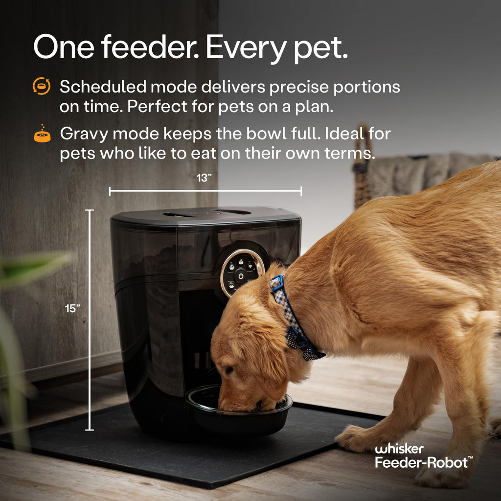 Whisker Feeder-Robot Smart Automatic Pet Feeder with App