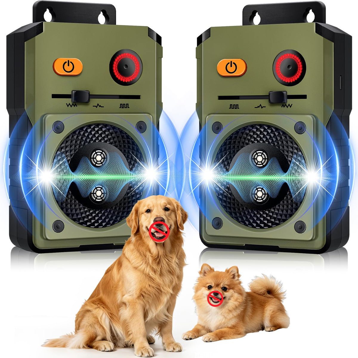 Rechargeable Ultrasonic Anti-Bark Dog Training Device
