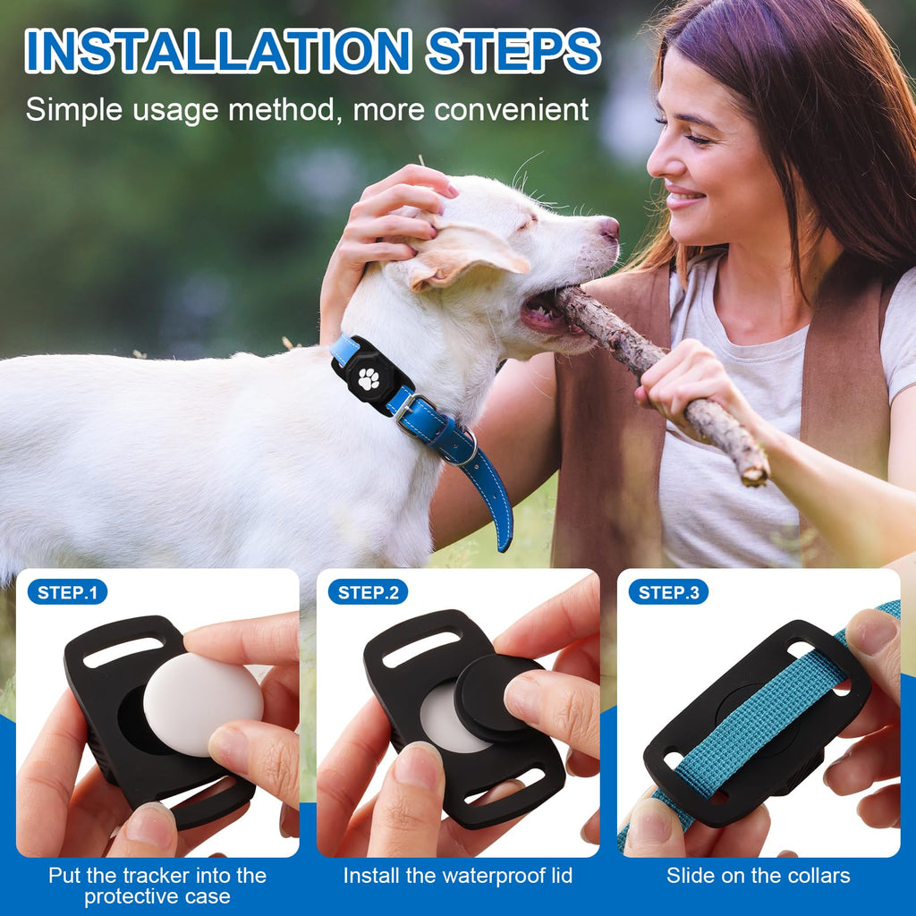 Smart Pet Location Tracker for Dog Collar with Holder