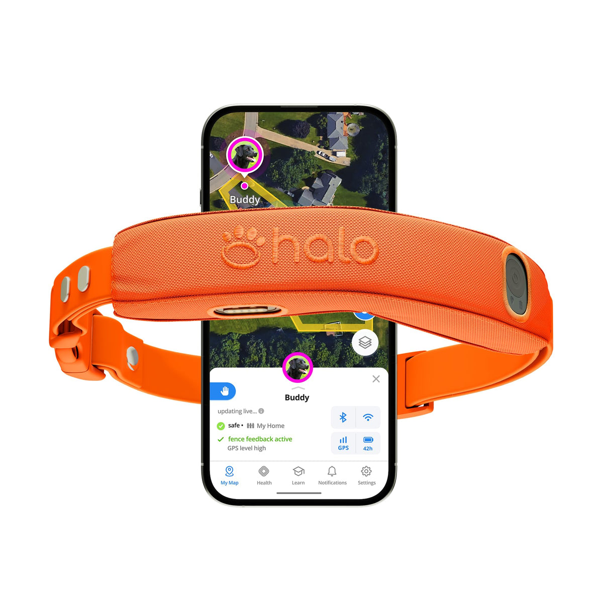 Halo Collar 5 Wireless Dog Fence System, GPS Tracking & Activity Insights